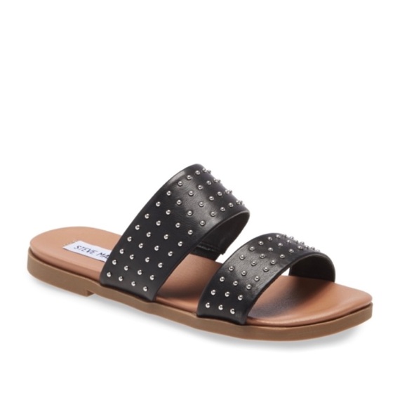 NWT Steve Madden Dede Studded Slide Sandals - Picture 1 of 2